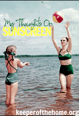 My Thoughts on Sunscreen