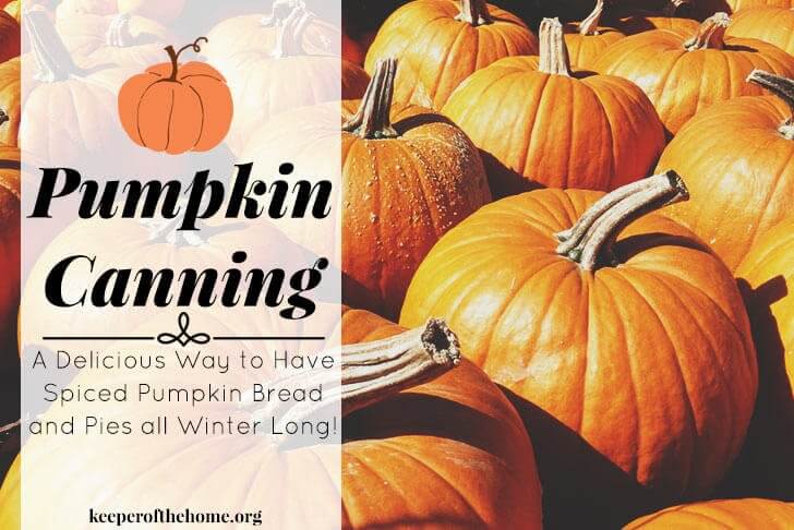 Pumpkin canning