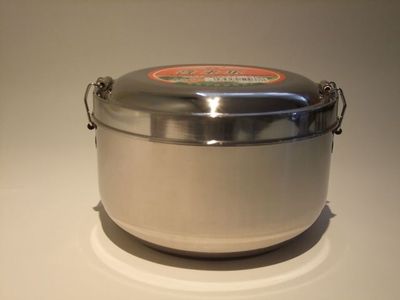 Small stainless container