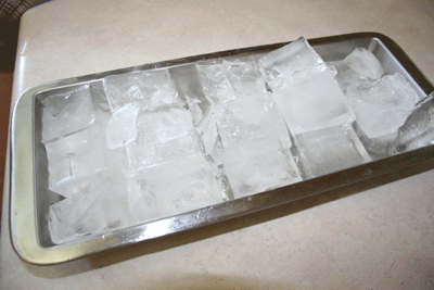 Ice-after-cracking