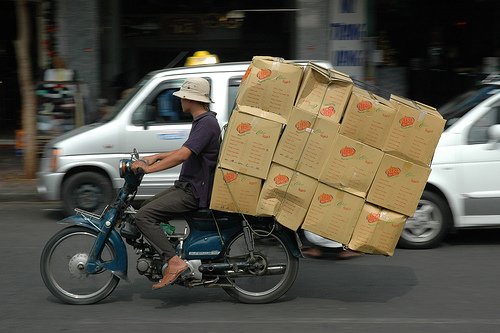 burden on bike