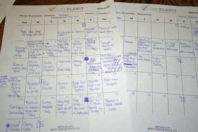 Organization in the Real Food Kitchen: Menu Planning - Keeper of the Home