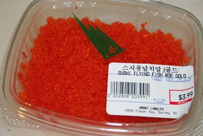 fresh fish eggs