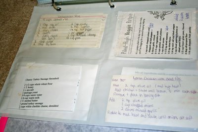 Organization in the Real Food Kitchen: My Recipe Binder