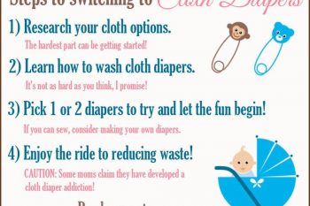 Reducing Waste by Using Cloth Diapers