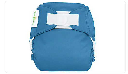 bum genius blue diaper