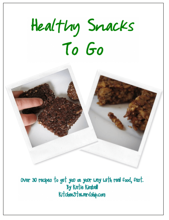 Want to Buy the Healthy Snacks to Go Ebook? Here's a Coupon Code!