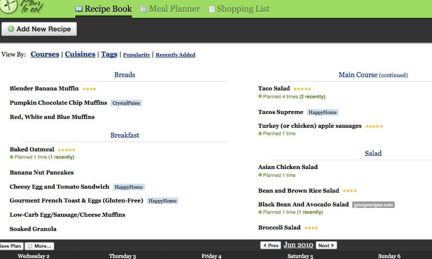 plantoeat recipebook