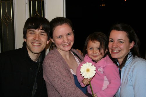 stephanie with harris family