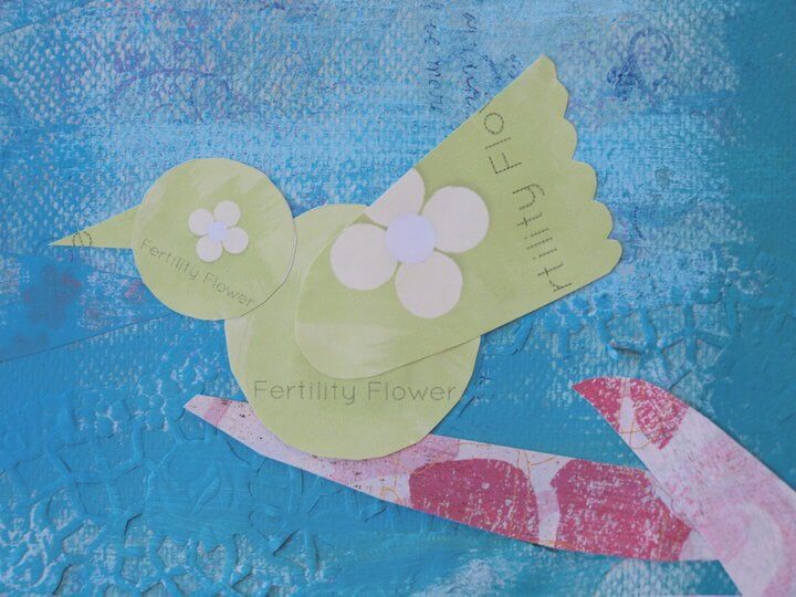 fertility flower bird image