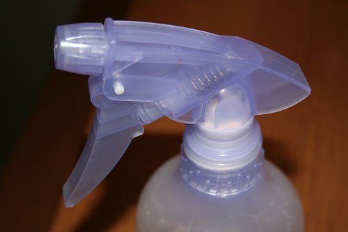spray bottle closeup