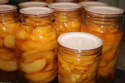 peaches with tattler lids