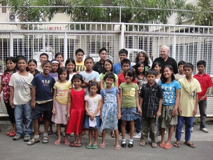 children at philippine orphanage