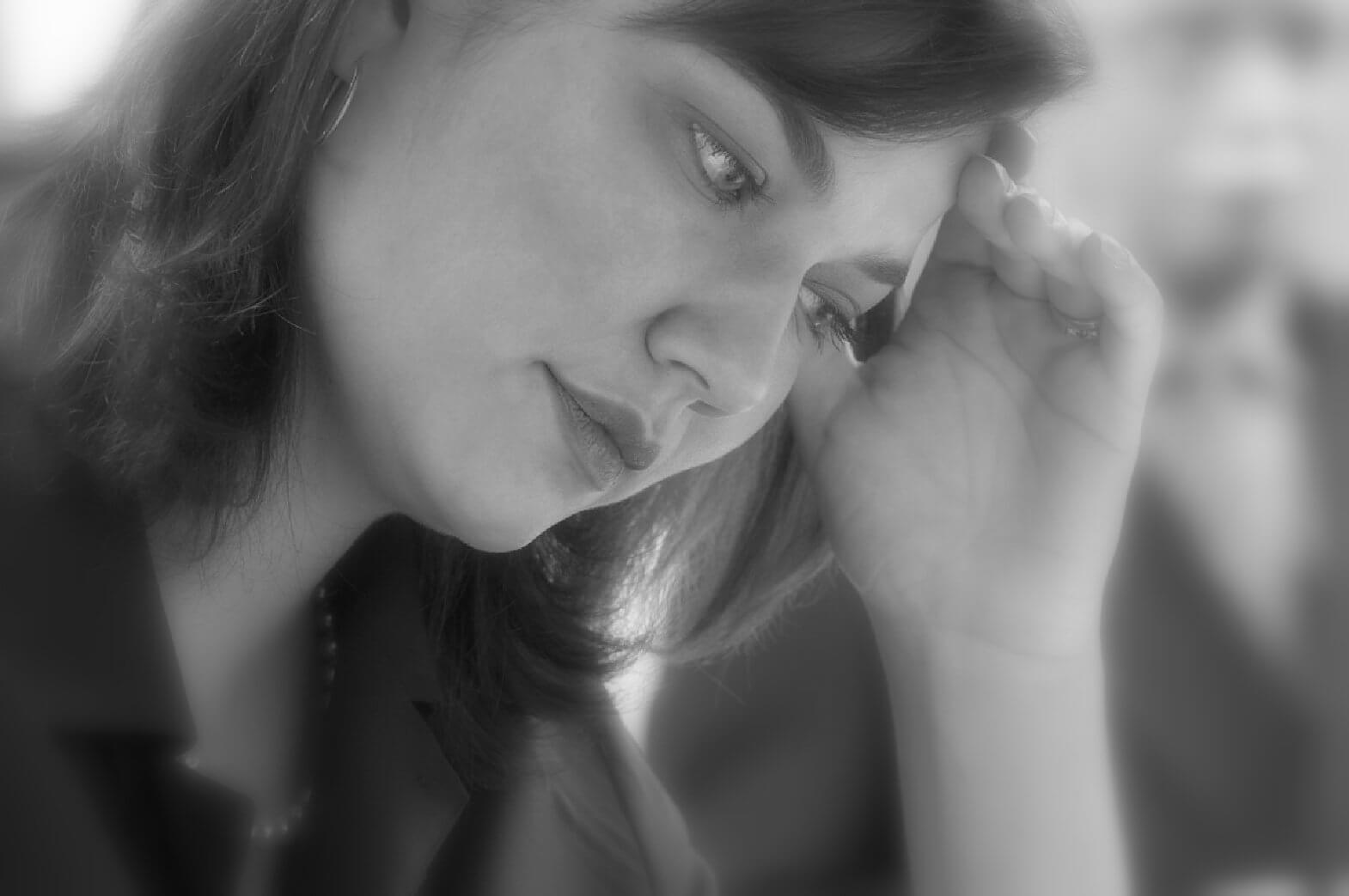 woman in thought