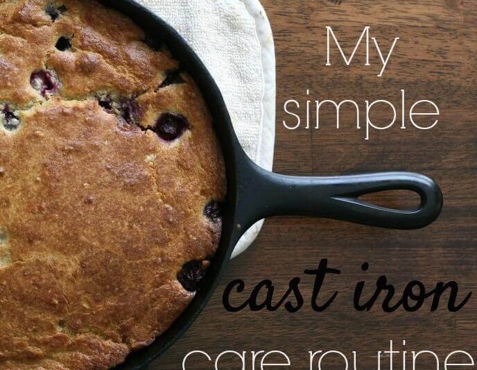 My Simple Cast Iron Care Routine