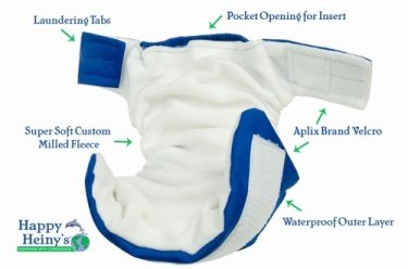 Giveaway:  6-pack Happy Heiny's Cloth Diapers