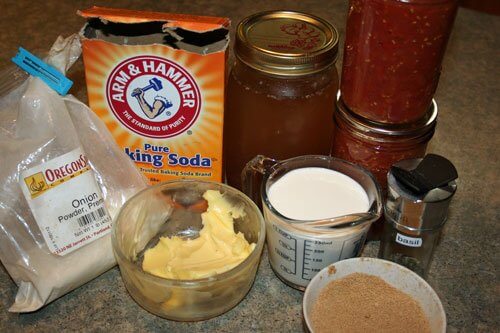 ingredients for tomato soup