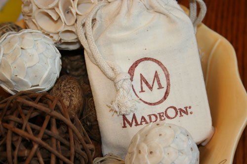 made on lotion gift bag