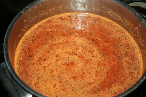 pot of tomato soup