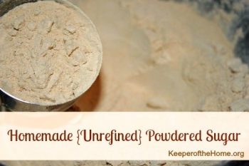 How to Make Your Own (Unrefined) Powdered Sugar