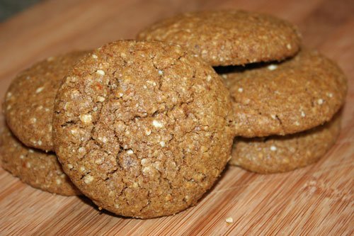 closeup gingersnaps