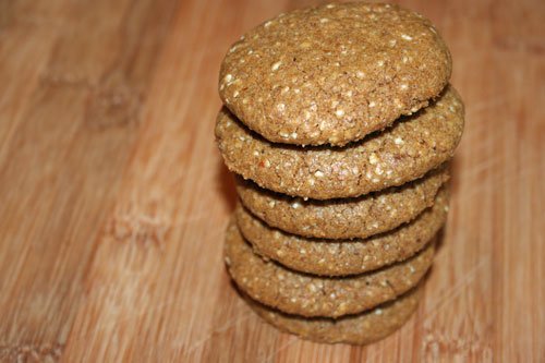 piled up gingersnaps