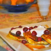 A Sweetheart's Breakfast: Oatmeal Whole Wheat Pancakes and Homemade Pancake Syrup