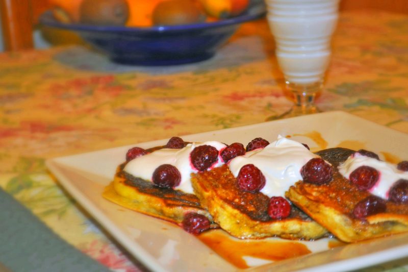 A Sweetheart's Breakfast: Oatmeal Whole Wheat Pancakes and Homemade Pancake Syrup