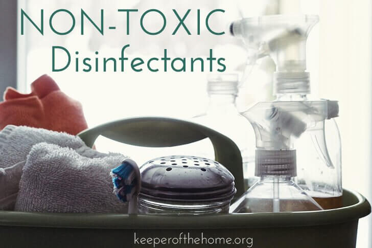 I advise against disinfecting every surface in your home—germ exposure is important to build a healthy immune system. However, there are times when certain areas of your home may need a good sanitizing, such as after a stomach bug. But store-bought disinfectants are downright scarier! Here's several non-toxic disinfectants to keep your home clean AND safe from toxins. 