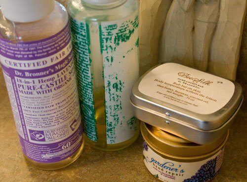 dr bronners and hard lotions