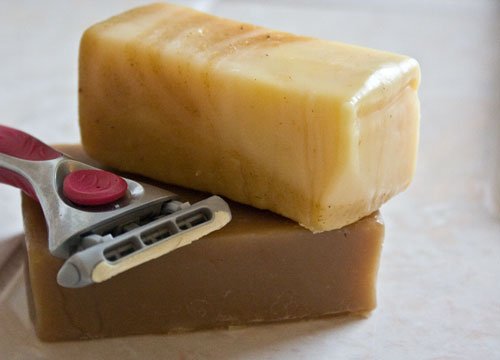 soap and razor