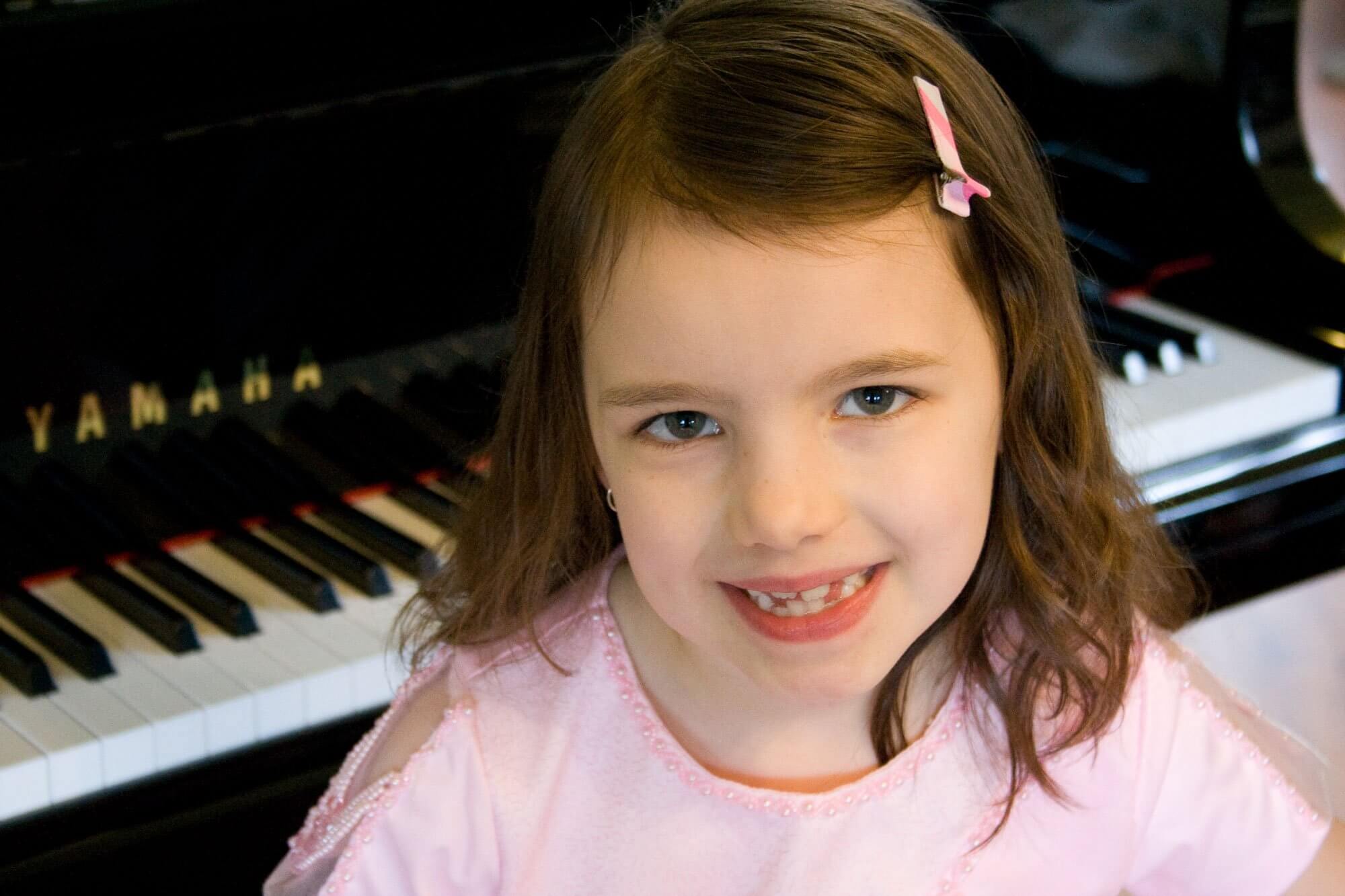 abbie at piano recital