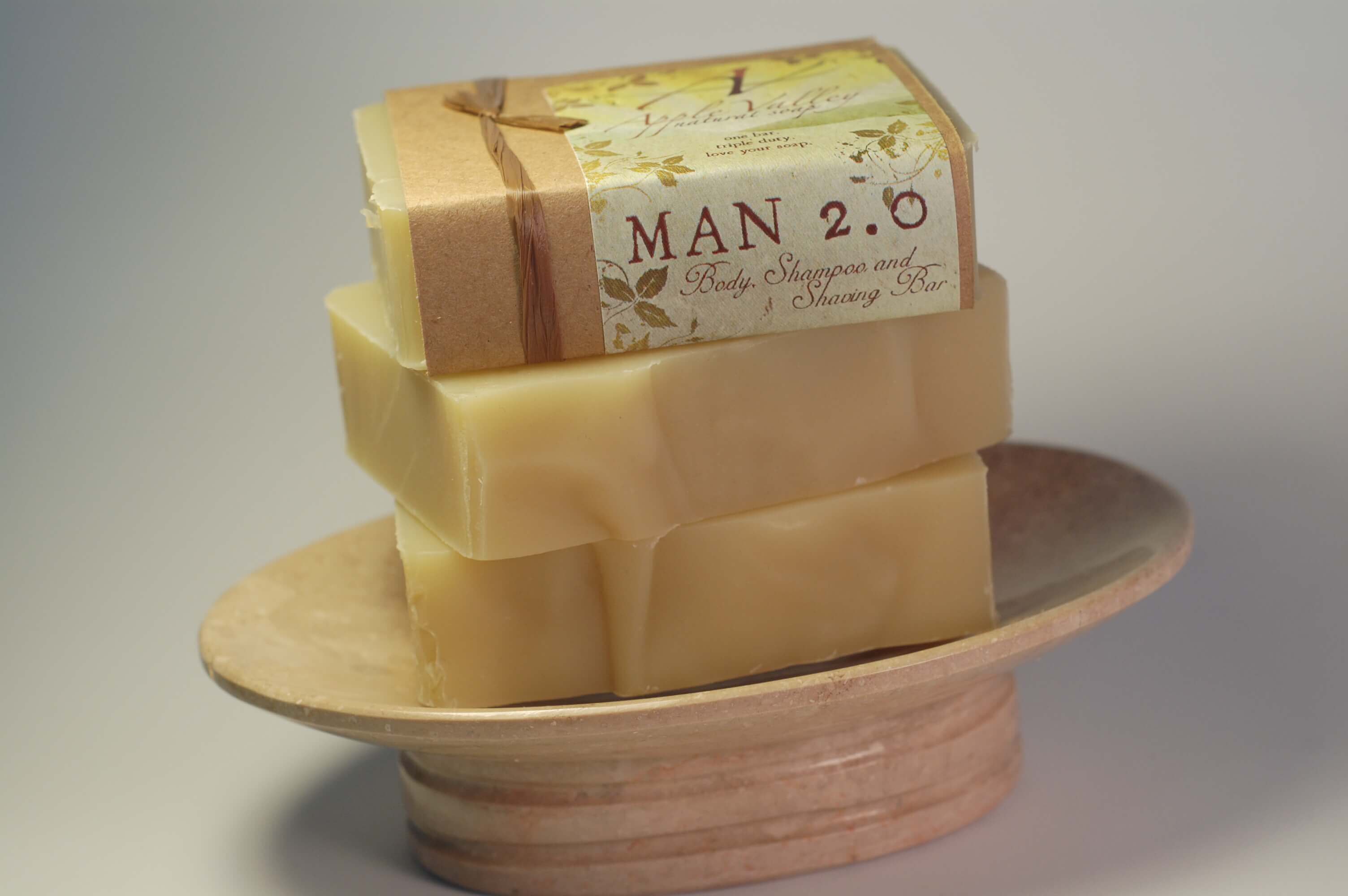 Man Shampoo Bar Seconds  Apple Valley Natural Soap