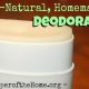 Gentle, All Natural Deodorant Stick Recipe