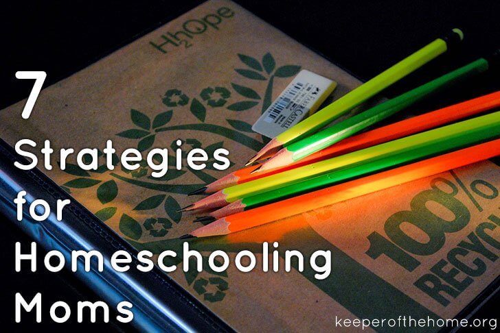 Seven Strategies for Home Schooling Moms