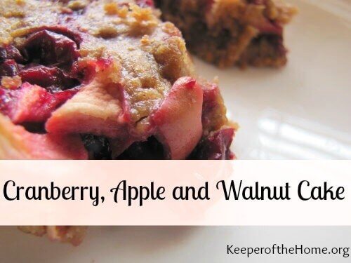 Apple Cranberry Dump Cake