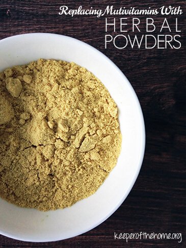 Using Herbal Powders to Supplement a Healthy Diet - An Alternative to the Daily Mutivitamin