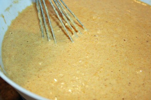pumpkin pancake batter