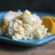 Risotto with White Fish and Orange 5