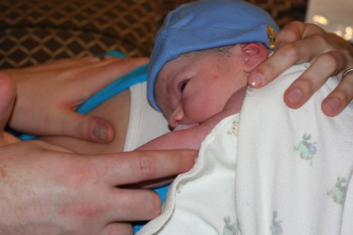 kepler just born on chest