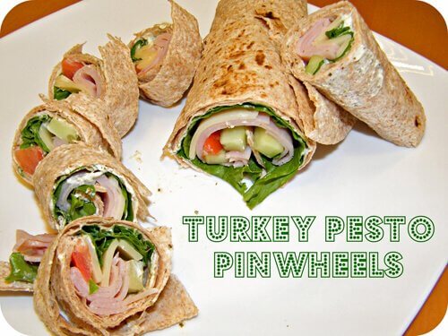 Turkey Pesto Pinwheels