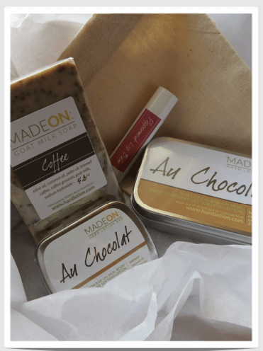 Au Chocolat Gift Pack with Coffee soap