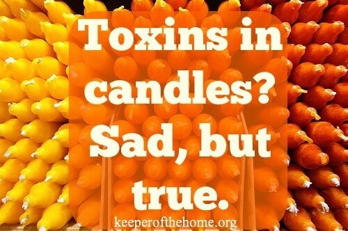Everyone loves a nice smelling home, and candles are an easy aroma source! But did you know there are lots of toxins in candles, filling your home with more than just a nice fragrance? 