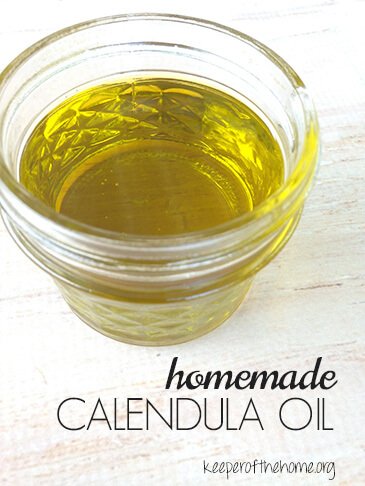 Homemade Calendula Oil