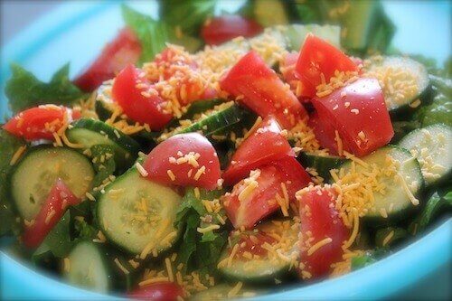 Chicken Enchiladas and Salad in Thirty Minutes Flat