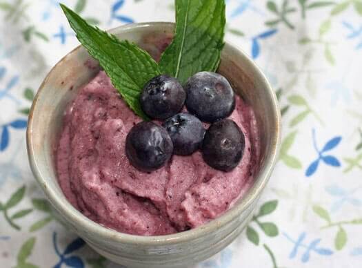 Blueberry Maple Coconut Dairy-Free Ice Cream