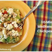 10-Minute Lunches: Mediterranean Chickpea Salad