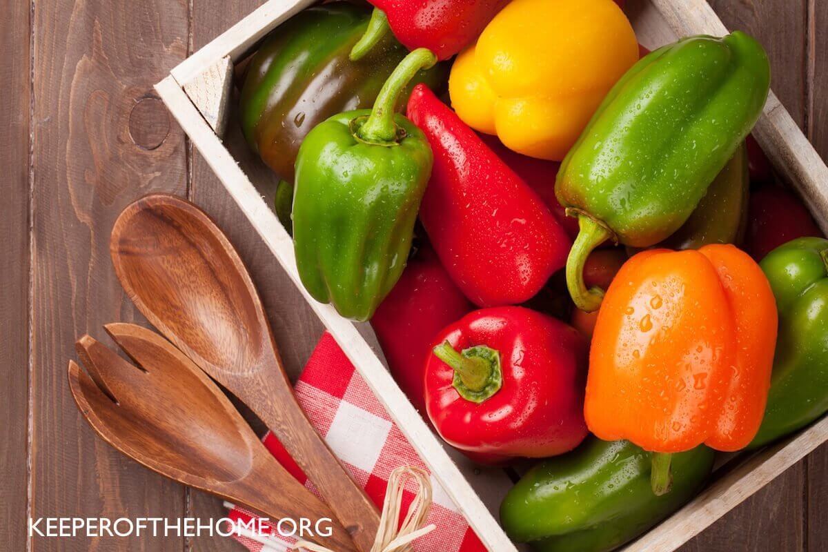 Do you ever wonder what to do with bell peppers when they're piled around you? Or are you looking for something new to try? Our guide has easy tips, recipes, and ways to use them...see what you think!