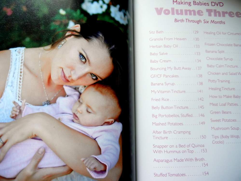 making babies inside book volume