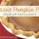 Classic Pumpkin Pie {Made with Fresh Pumpkin} 3
